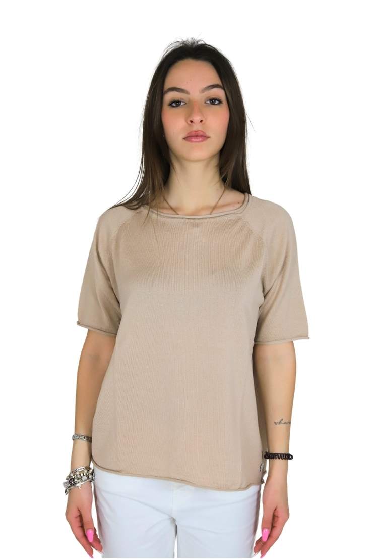 MAGLIA DKE8002 BEIGE