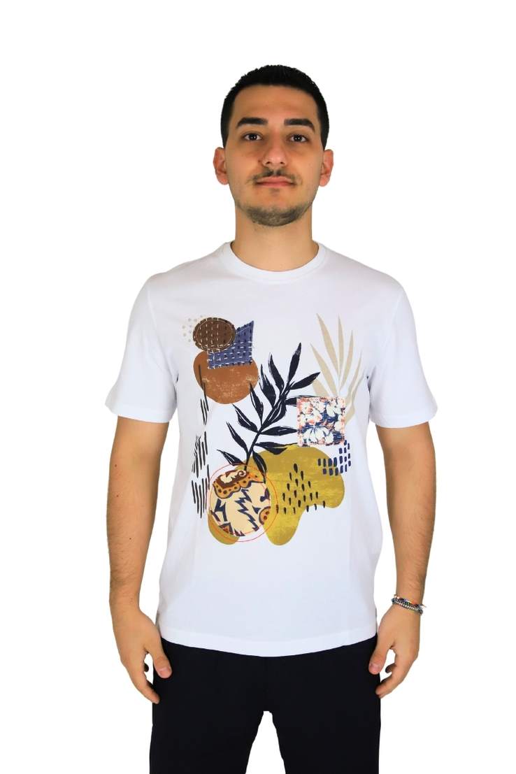 T-SHIRT 25S16TG BIANCO