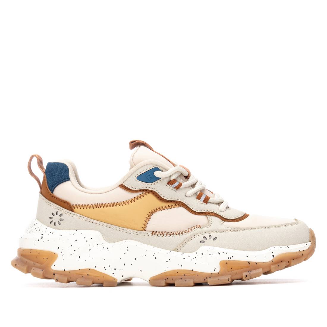 SNEAKERS BASSA 173104 BEIGE/CUOIO