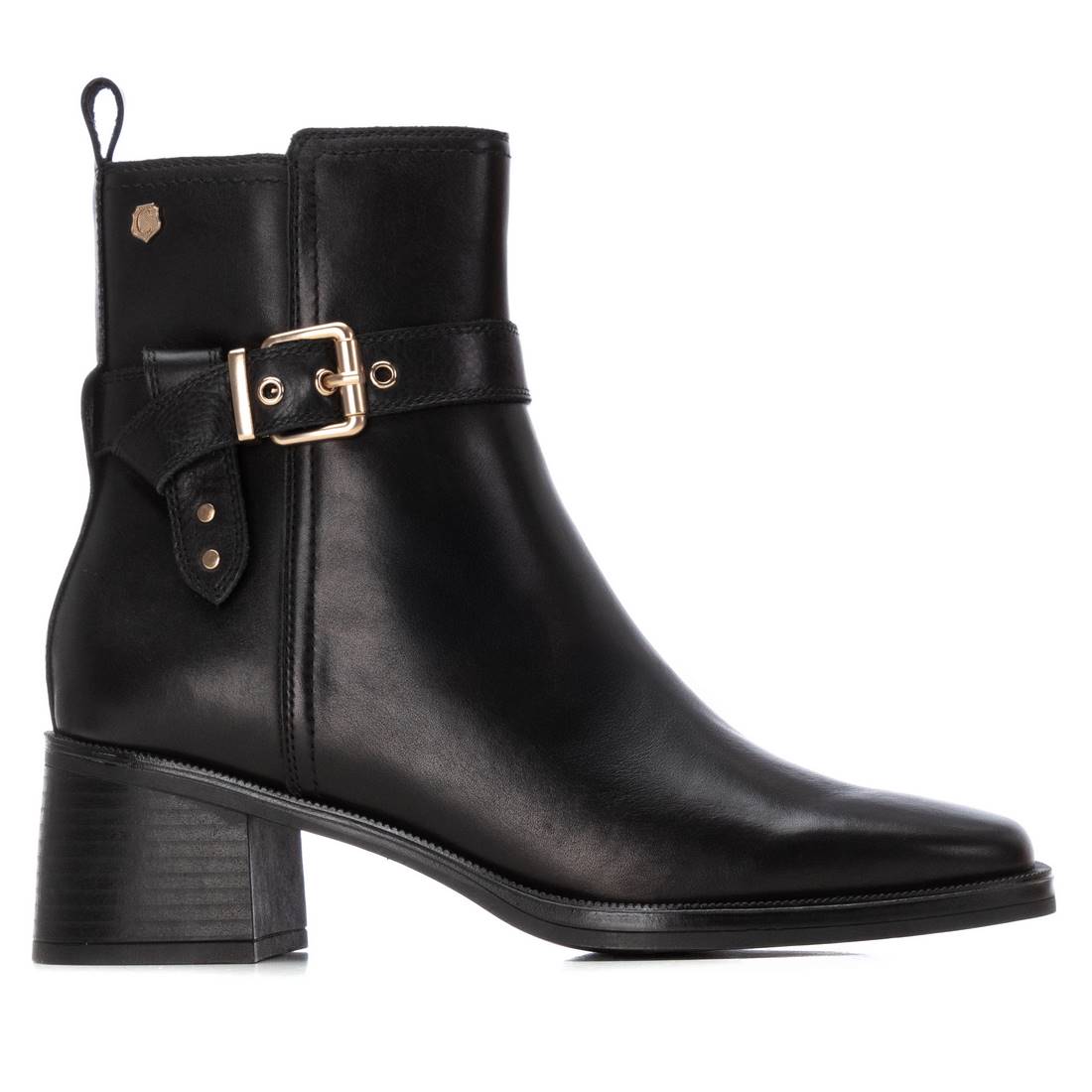 STIVALETTI TACCO 162541 NERO