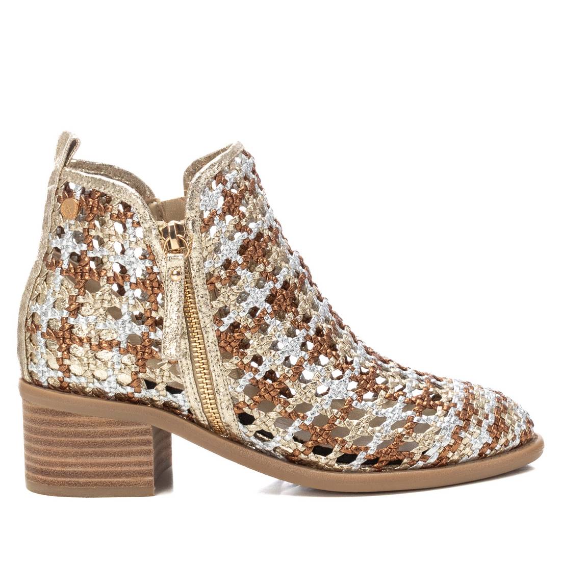 STIVALETTI TACCO 143963 ORO