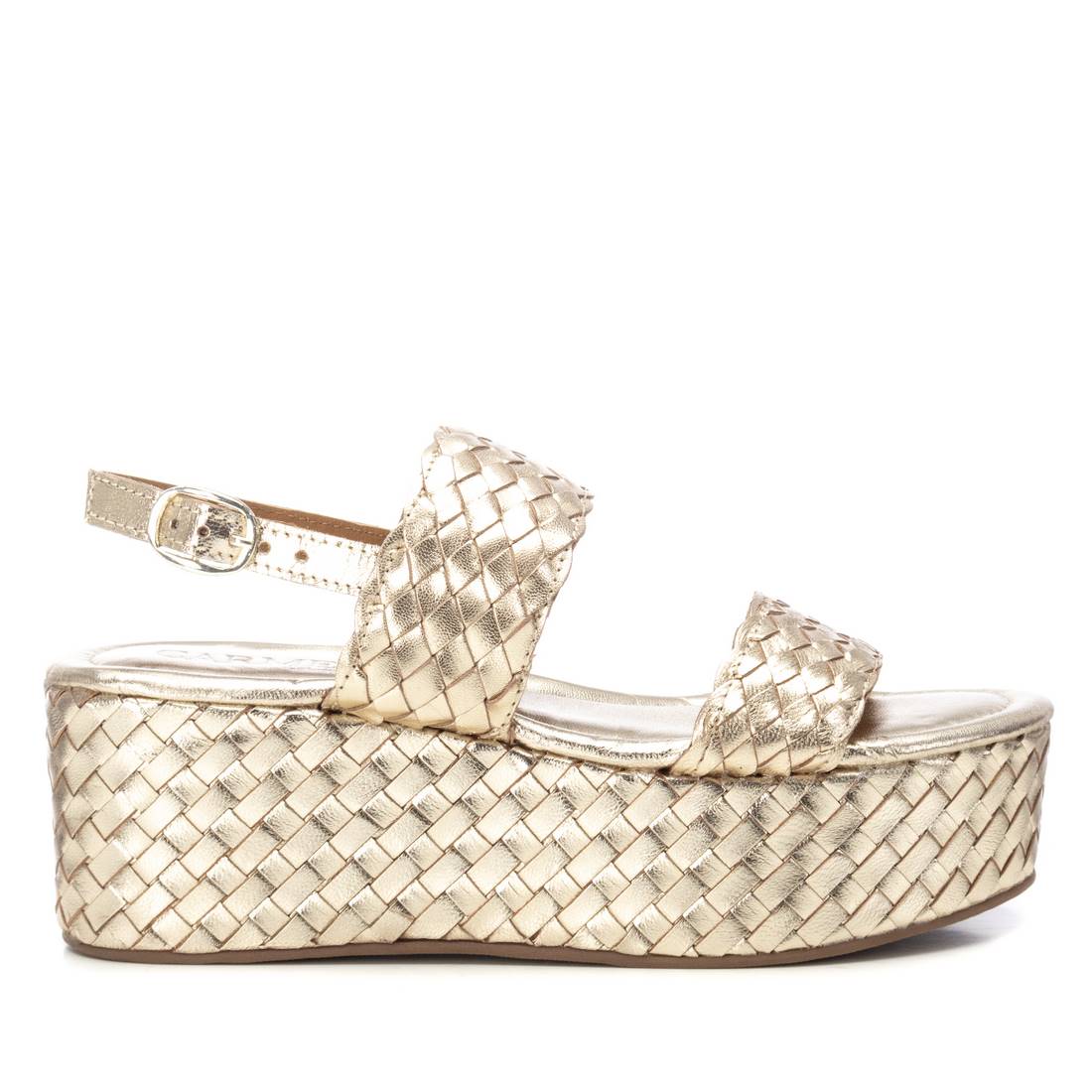 SANDALI CON ZEPPA 162232 ORO