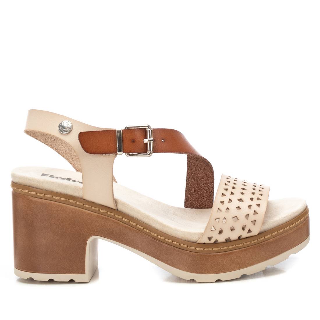 SANDALI CON TACCO 172845 BEIGE